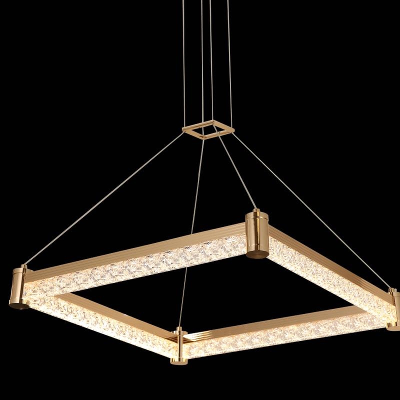 Square LED pendant lamp product show